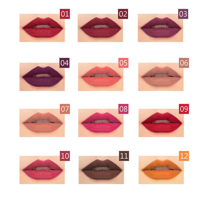 Kit de Lápis Labial Pudaier — 12 Cores — imagem 3