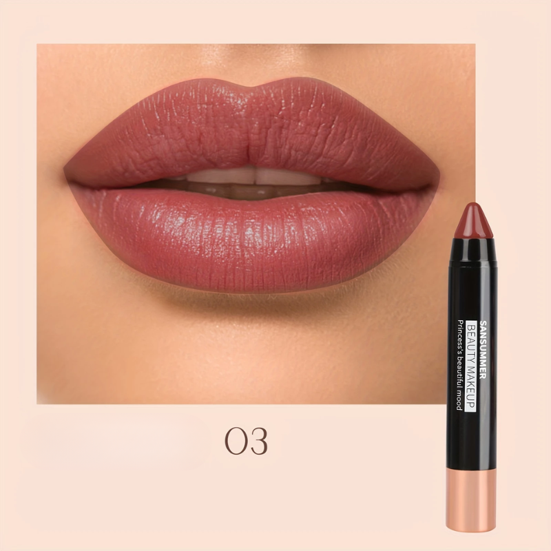 Lápis Labial SANSUMMER — 8 Opções de Cor — imagem 9