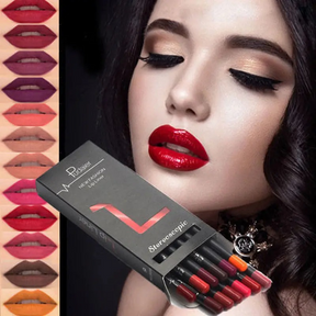 Kit de Lápis Labial Pudaier — 12 Cores — imagem 2