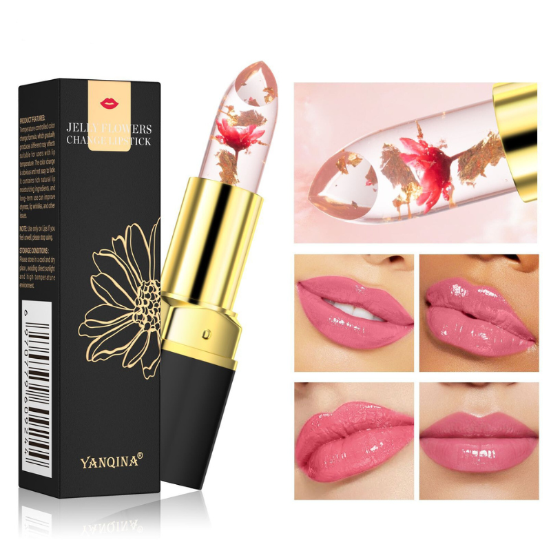 Batom YANQINA com Flor Decorativa — imagem 3