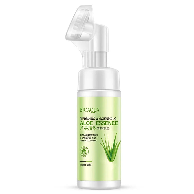 BIOAQUA Aloe Essence Espuma de Limpeza Facial 120 ml — imagem 6
