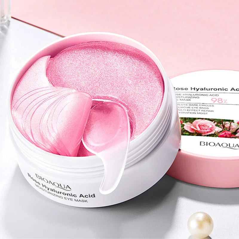 BIOAQUA Rose Hyaluronic Acid Eye Mask 60 unidades — imagem 1
